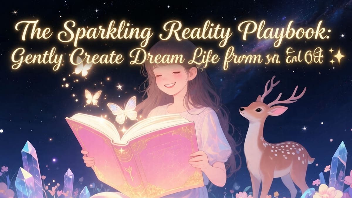 The Sparkling Reality Playbook: Gently Create Your Dream Life from the Inside Out ✨