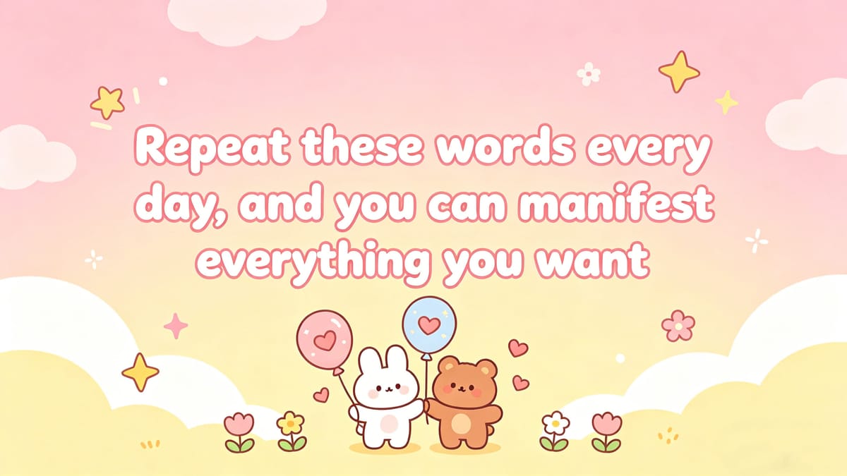 Speak Like This Daily to Manifest Anything You Desire